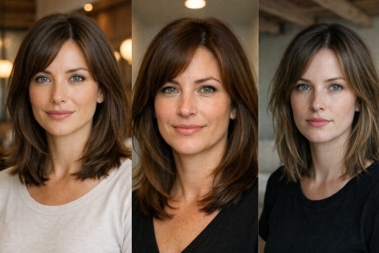 19 Medium Length Haircuts for Thick Hair That Control Bulk Without Losing Shape