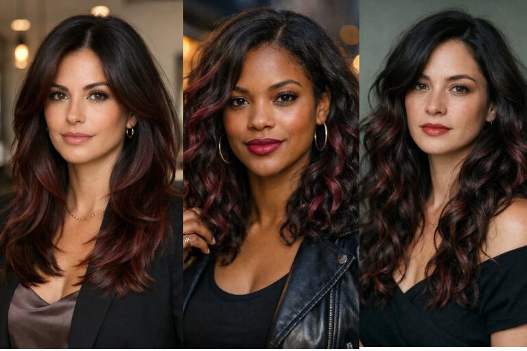 28 Cherry Cola Balayage Ideas That Look Rich, Glossy, and Effortlessly Dimensional on Dark Hair