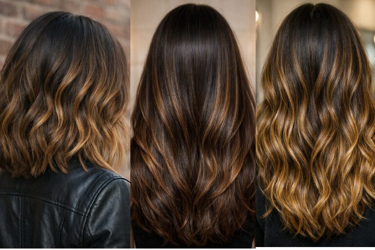 27 Honey Golden Blonde and Caramel Balayage Ideas on Dark Brown Hair That Look Warm, Rich, and Genuinely Sunlit