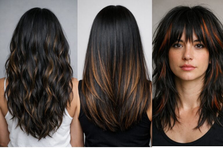 27 Black Hair with Brown Highlights Ideas: Stunning, High-Dimension Styles to Illuminate Your Look