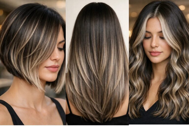 18 Cool Ash Blonde Balayage on Dark Hair: Smoky, Dimensional Looks That Always Look Expensive